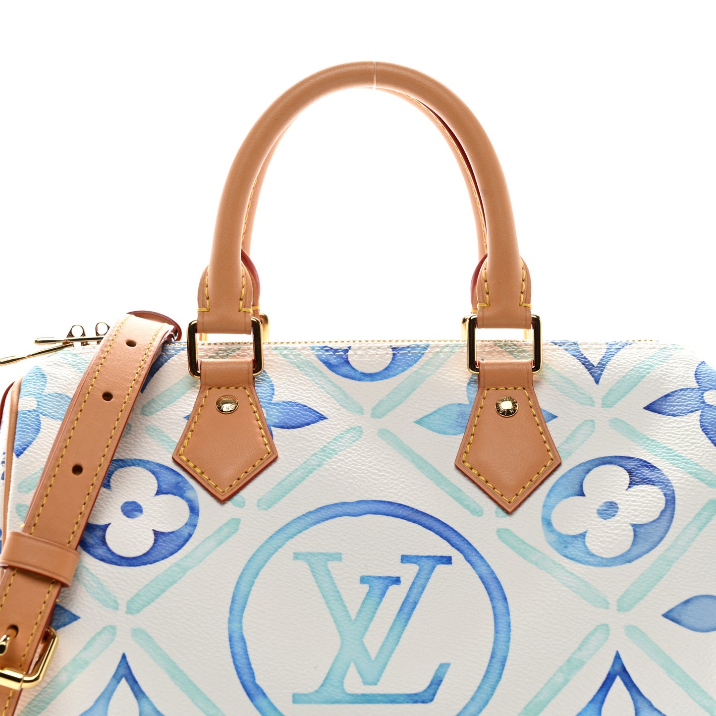 Monogram Tiles By The Pool Speedy Bandouliere 25 Lagoon Blue