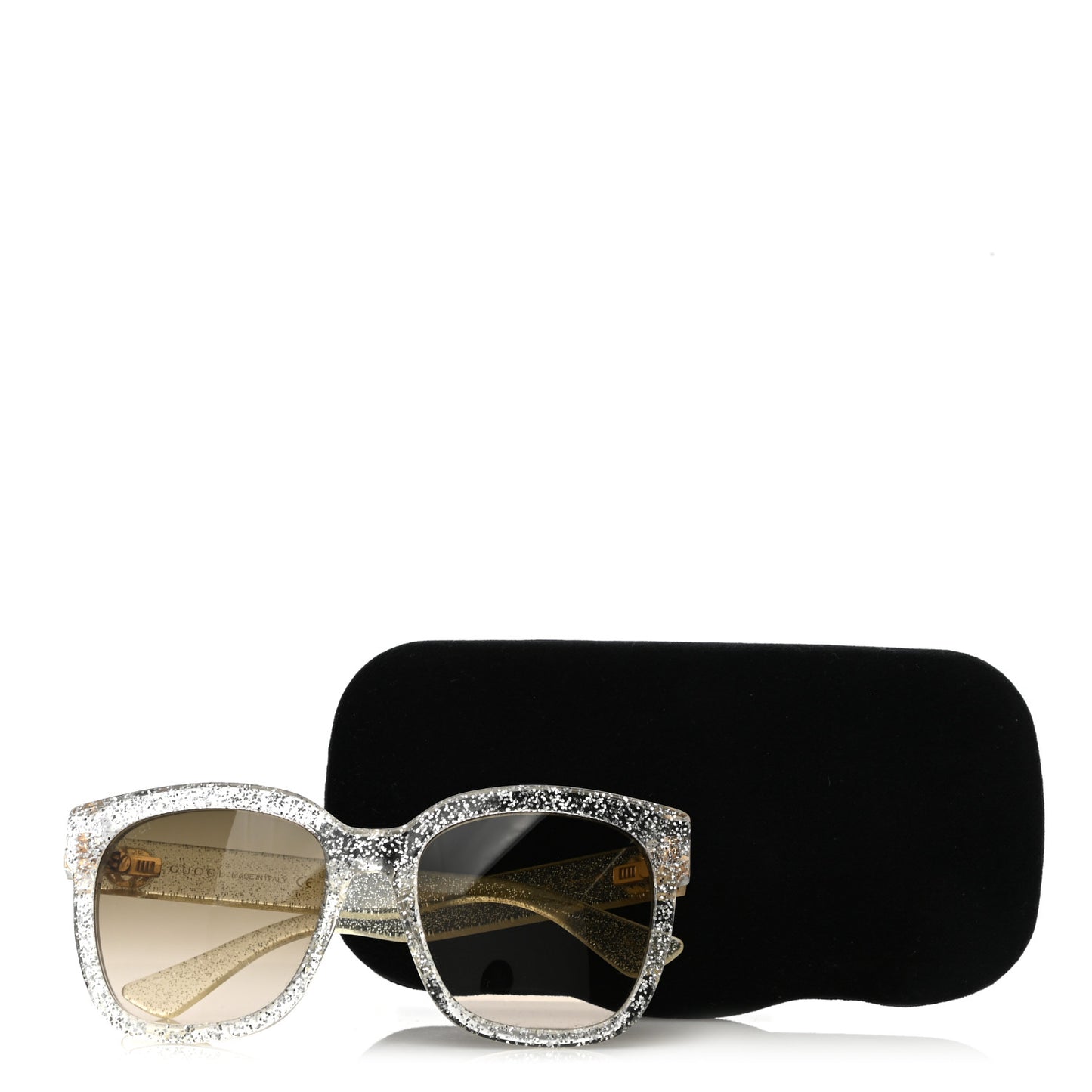 Acetate Glitter Sunglasses GG0034S Silver