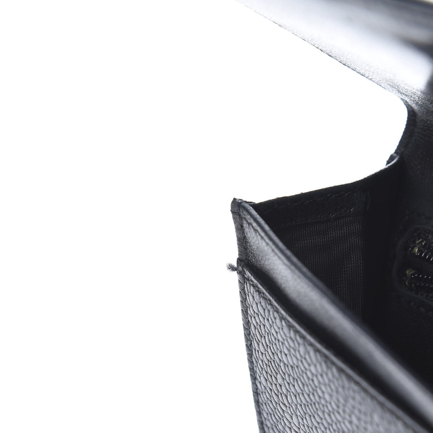 Caviar Timeless CC Flap Wallet Black