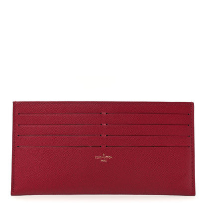 Louis Vuitton Calfskin Felicie Card Holder Insert Fuchsia 1 of 7