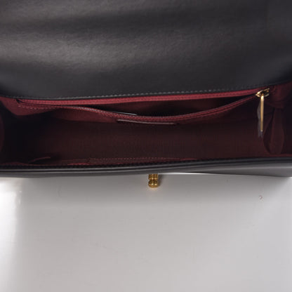 Chanel Calfskin Caviar Suede Chevron New Medium Boy Flap Black 5 of 8