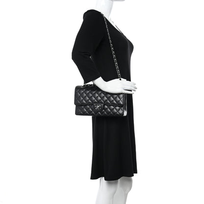 Chanel Caviar Quilted Medium Double Flap Black 2 of 11