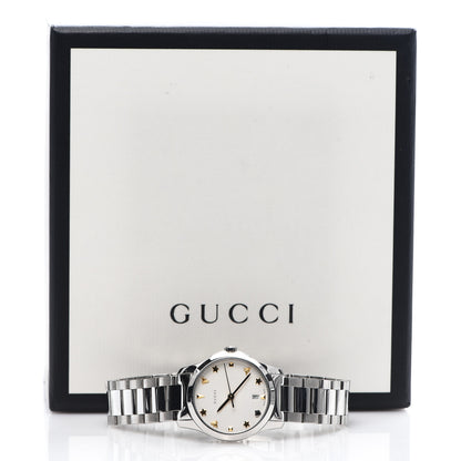 Gucci Stainless Steel 27mm G-Timeless Charm Quartz Watch 7 of 7