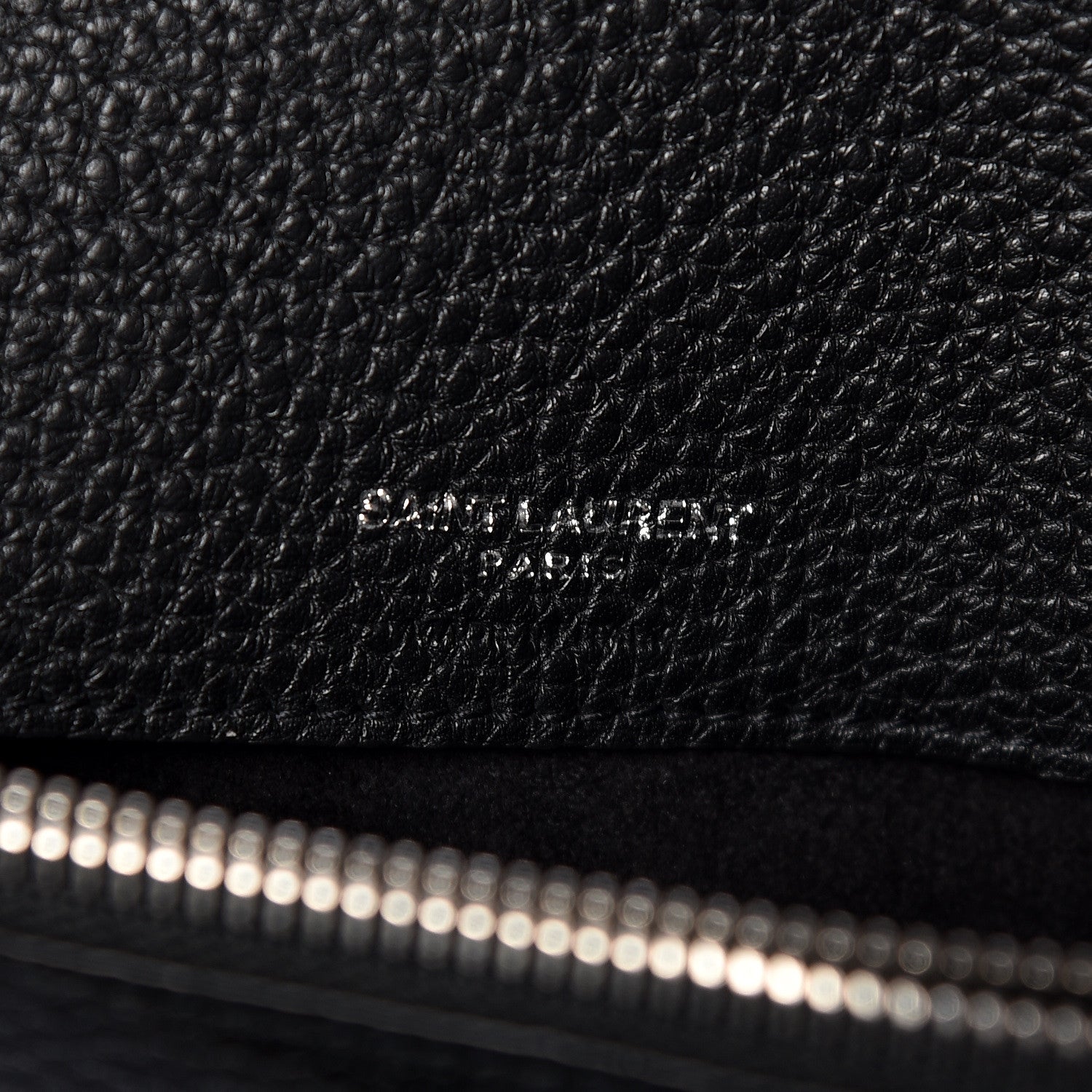 Saint Laurent Grained Calfskin Small Supple Sac De Jour Black 7 of 13