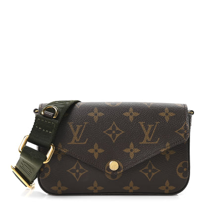 Louis Vuitton Monogram Felicie Strap & Go Kaki 1 of 10