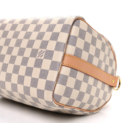 Louis Vuitton Damier Azur Speedy Bandouliere 25 9 of 10