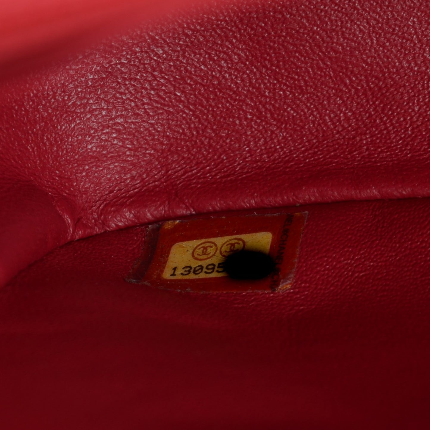Lambskin Quilted Jumbo Single Flap Red