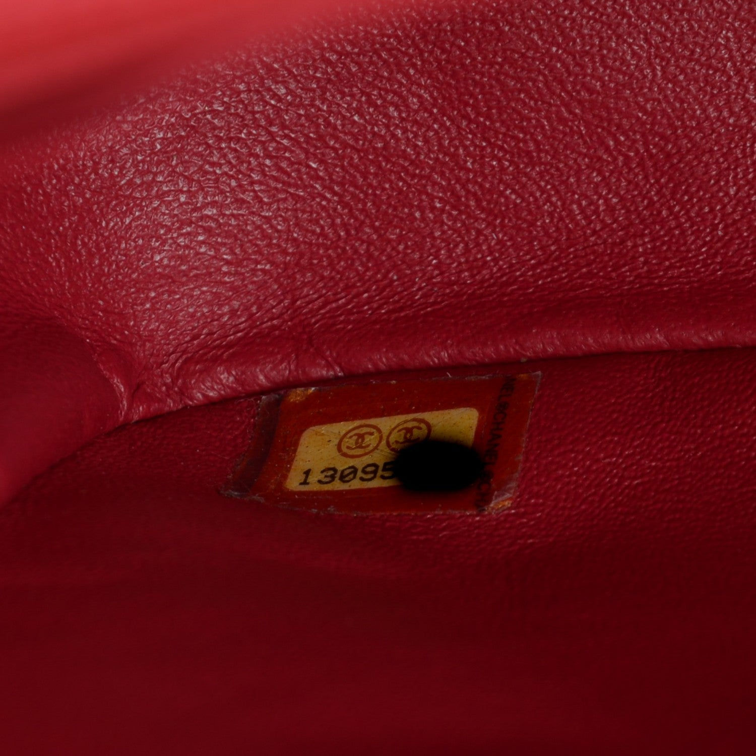 Chanel Lambskin Quilted Jumbo Single Flap Red 7 of 7