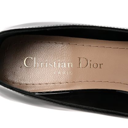 Christian Dior Patent Grosgrain Bow Idylle 35mm Pumps 36 Black 8 of 10