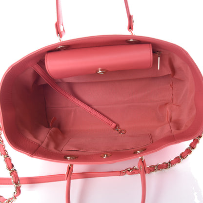 Chanel Bullskin Stitch Small Shopping Tote Pink 6 of 11