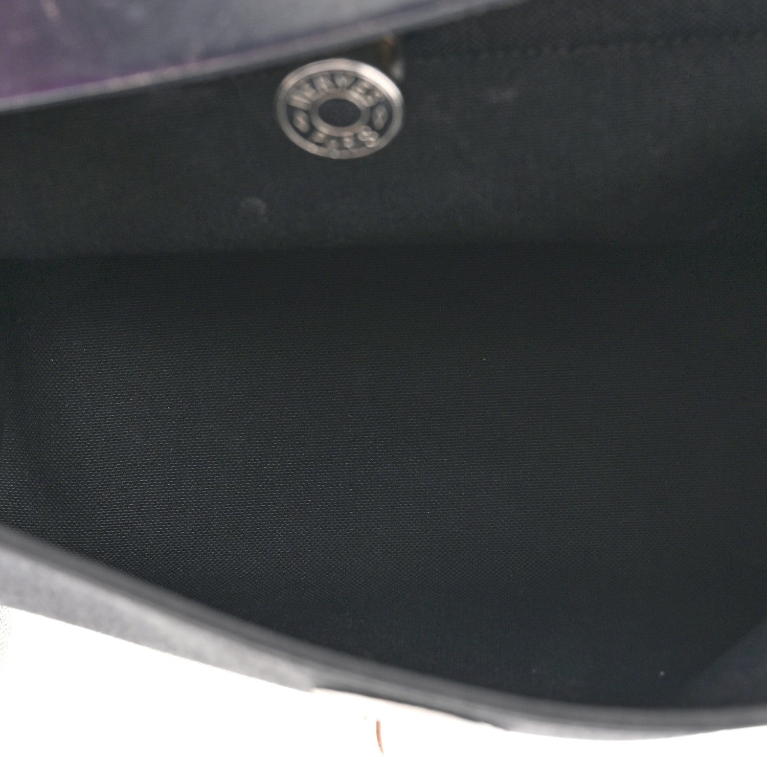 Hermes Military Toile Vache Hunter Herbag Zip PM 31 Black 6 of 19