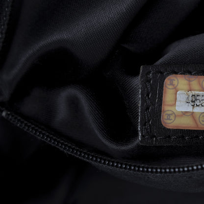 Chanel Caviar Logo Shoulder Bag Black 9 of 9