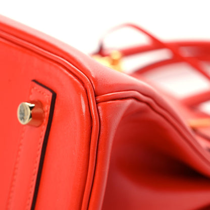 Hermes Tadelakt Birkin 30 Capucine 7 of 14