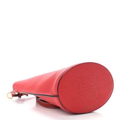 Loewe Calfskin Gate Bucket Bag Scarlet Burnt Red 4 of 10