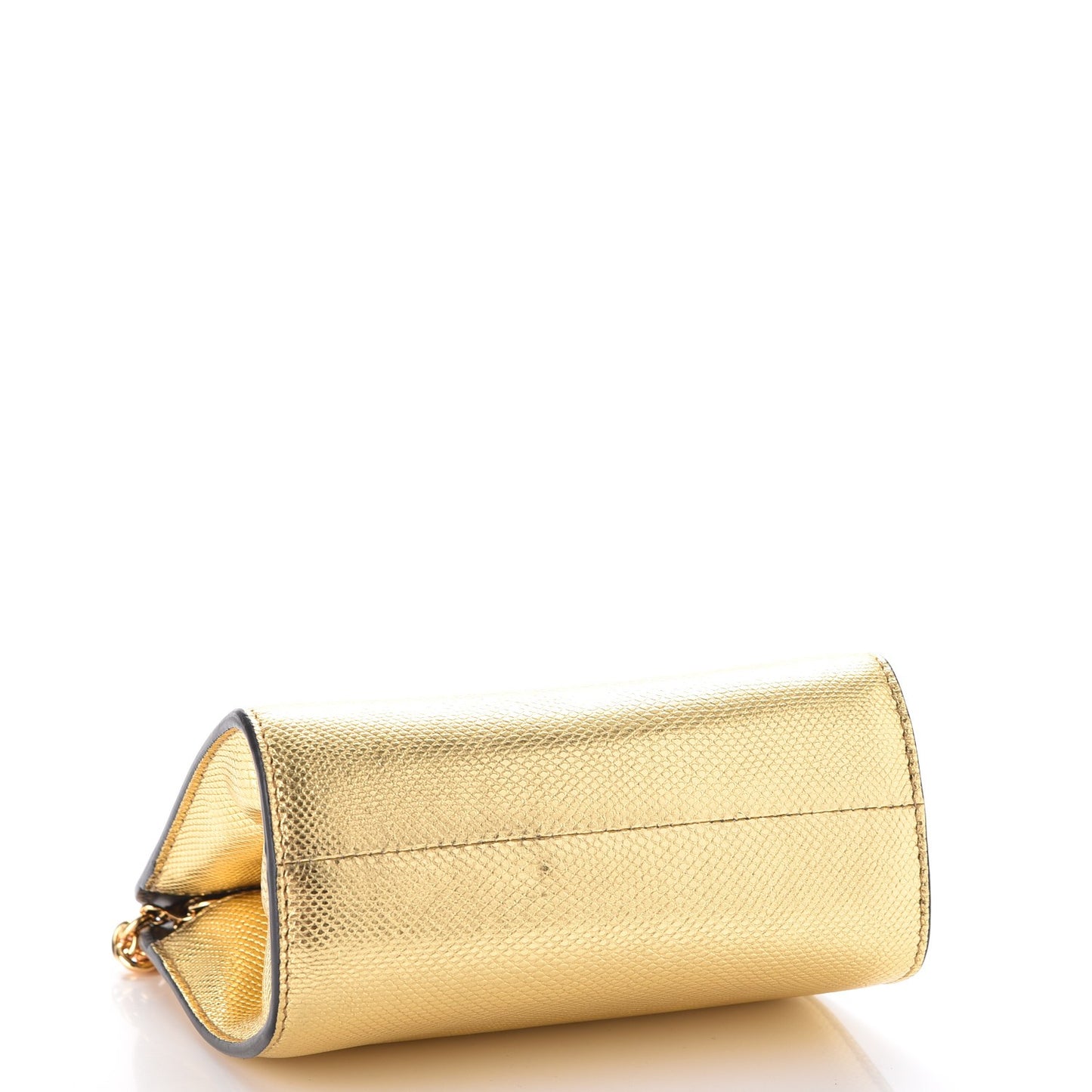 Snakeskin Small Cosmo T Lock Shoulder Bag Gold