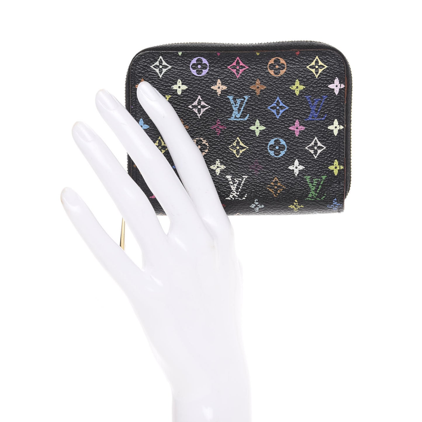 Monogram Multicolor Zippy Coin Purse Black Grenade