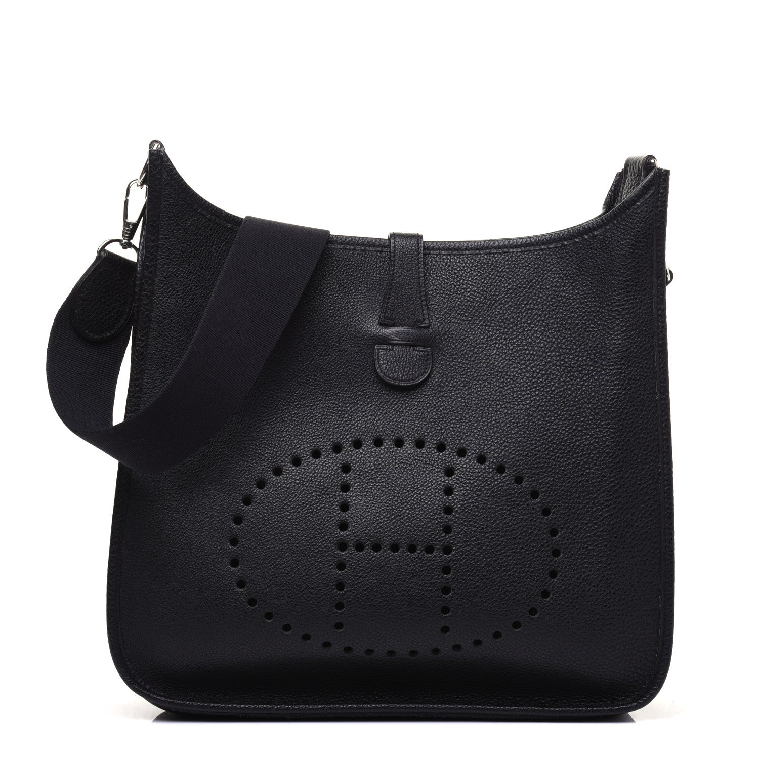 Hermes Taurillon Clemence Evelyne PM Black 1 of 16