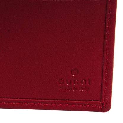 Gucci Mens Guccissima Web Bi-Fold Wallet Red 7 of 8