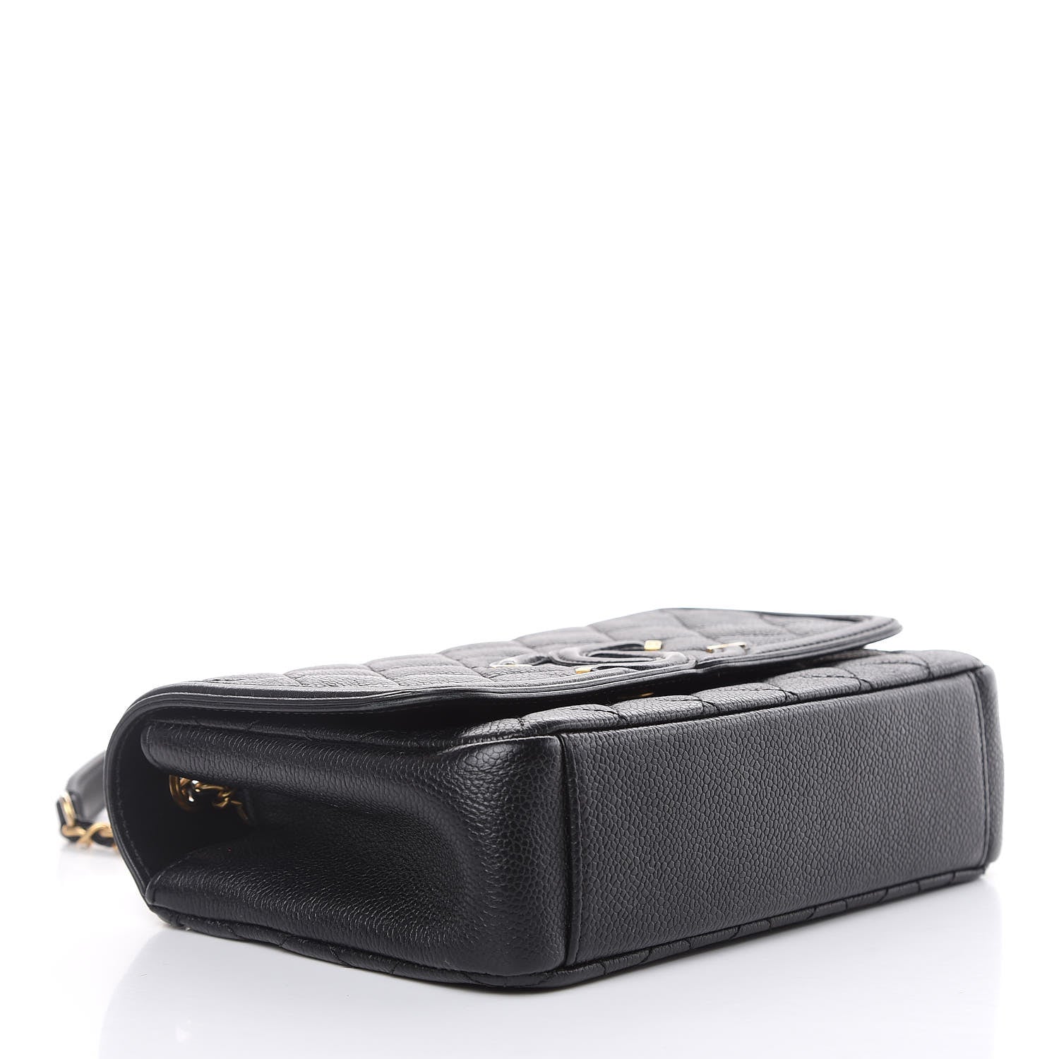 Chanel Caviar Quilted Small CC Filigree Flap Black 4 of 15