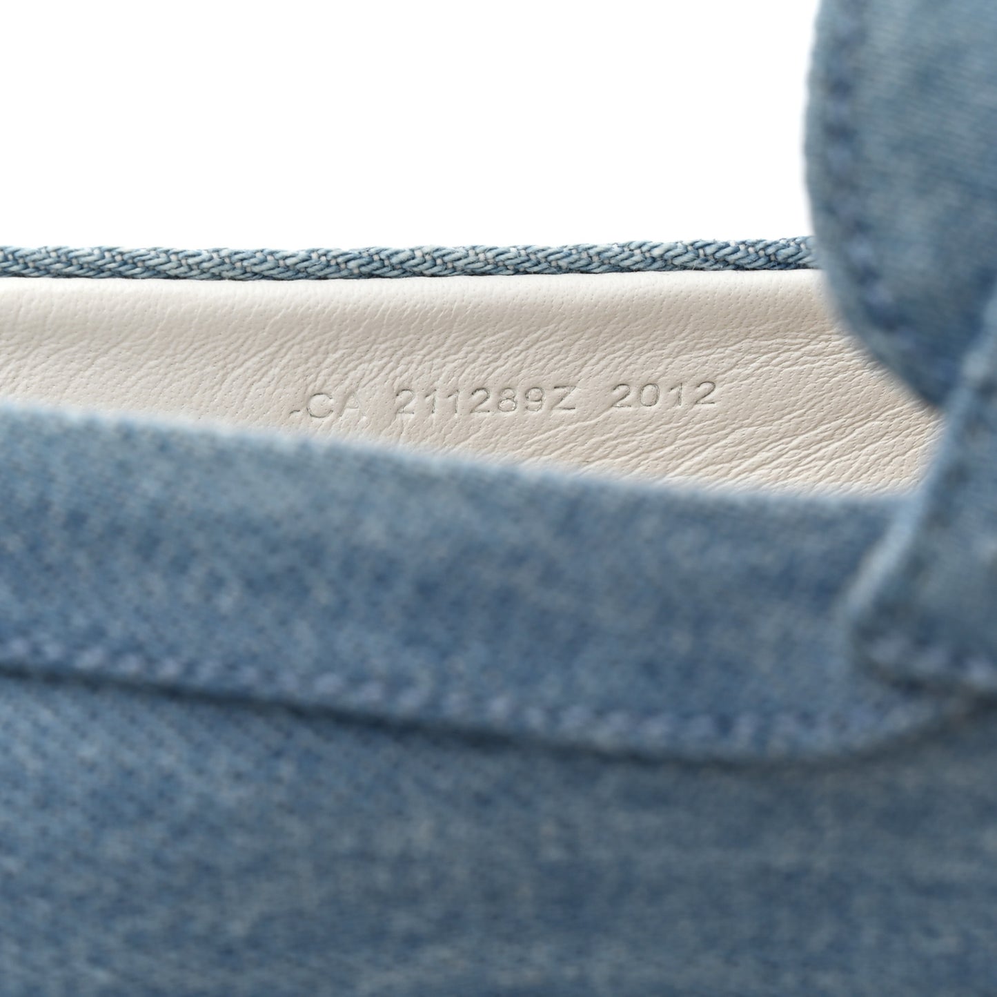 Denim Canvas Womens Trip Espadrilles 35 Bleu Clair