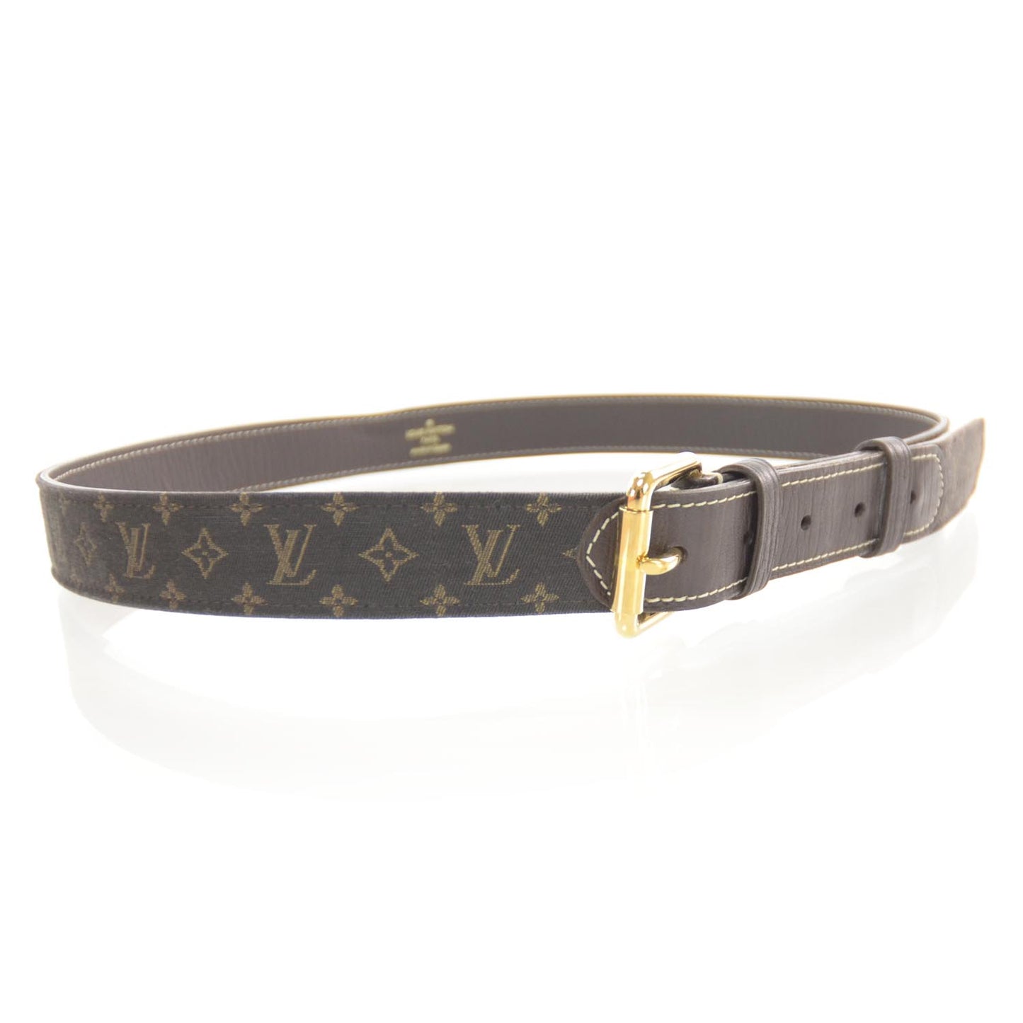 Mini Lin Mongram Ebene Belt 38