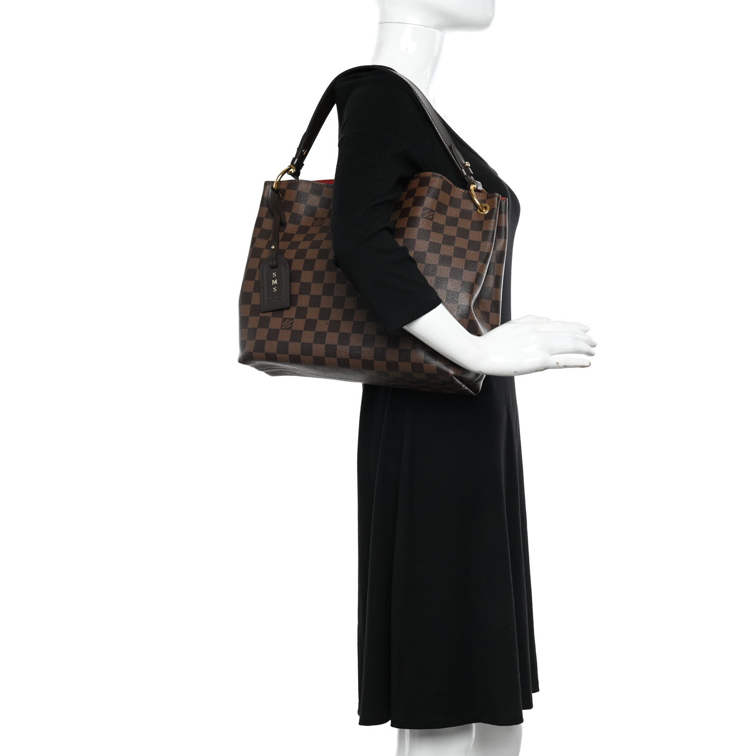 Louis Vuitton Damier Ebene Graceful PM 2 of 12