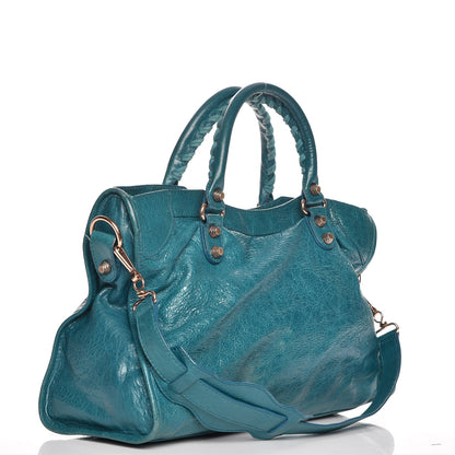 Balenciaga Agneau Giant 12 Rose Gold Hardware City Lagon 4 of 12