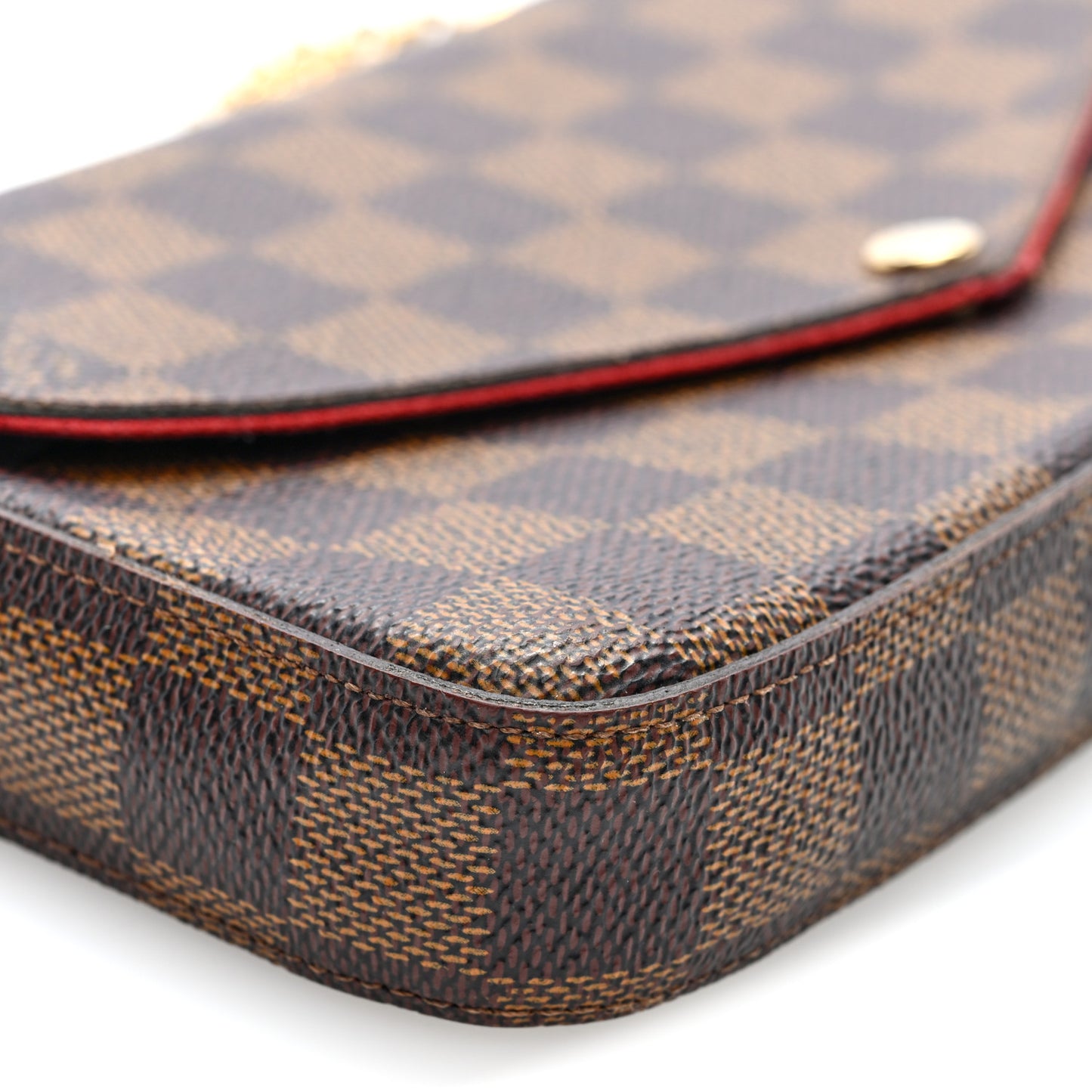 Damier Ebene Pochette Felicie Chain Wallet