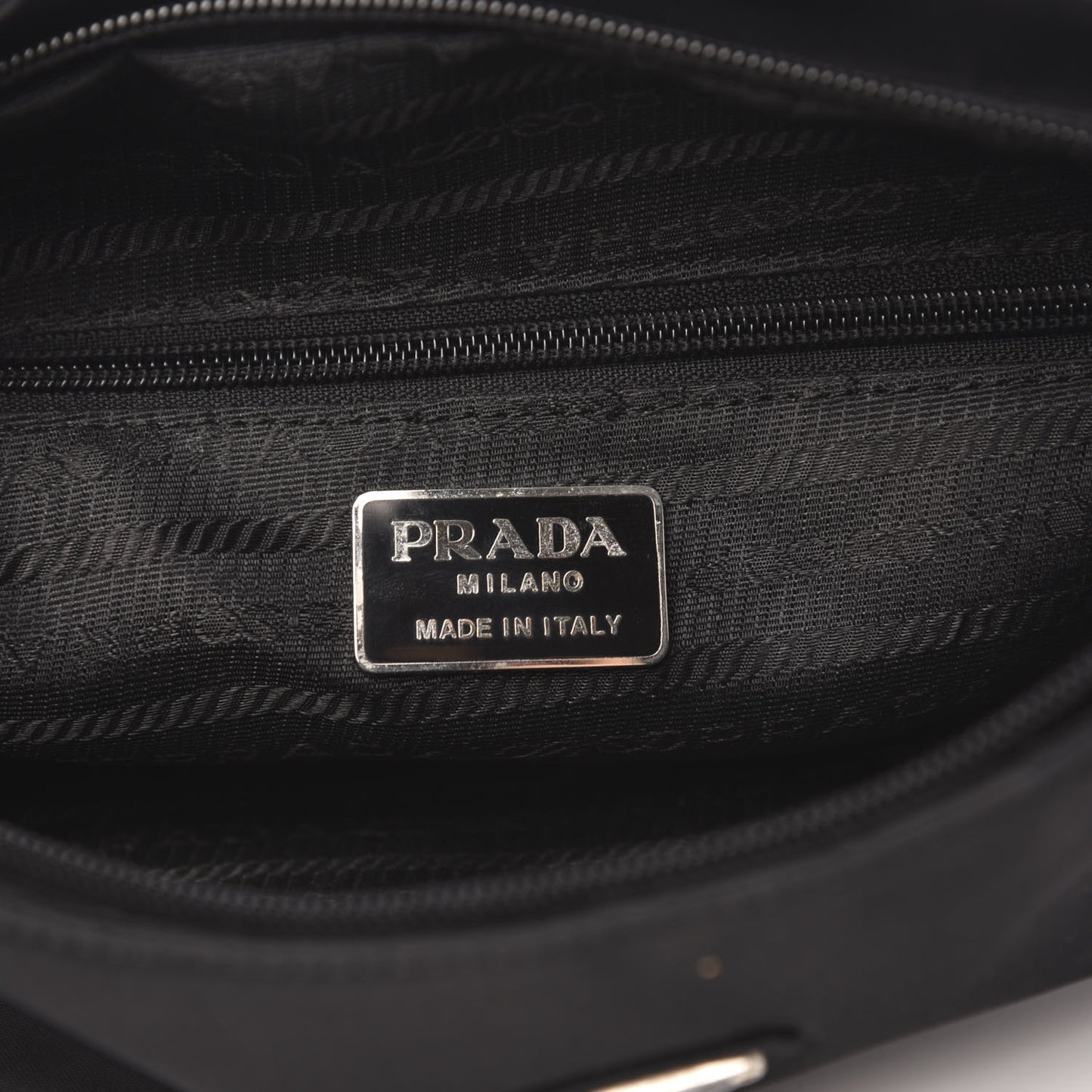 Tessuto Nylon Vela Shoulder Bag Black