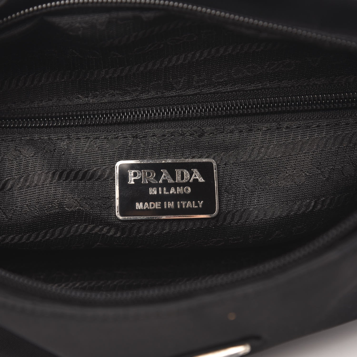 Prada Tessuto Nylon Vela Shoulder Bag Black 6 of 9
