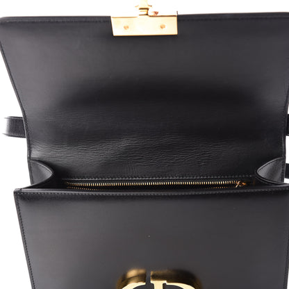 Christian Dior Smooth Calfskin 30 Montaigne Flap Bag Black 13 of 15