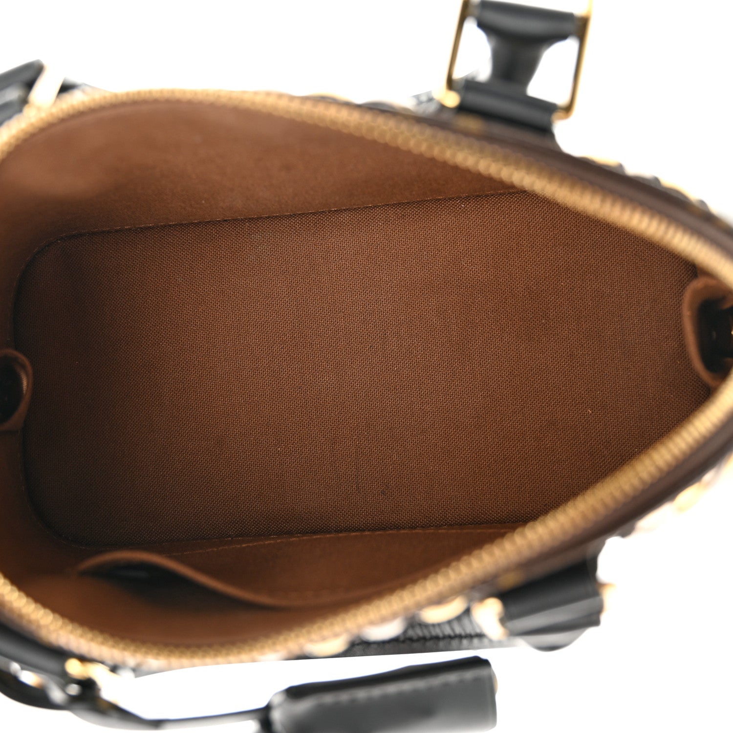 Louis Vuitton Monogram Macassar Studded Alma BB 5 of 11