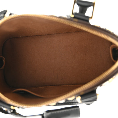 Louis Vuitton Monogram Macassar Studded Alma BB 5 of 11