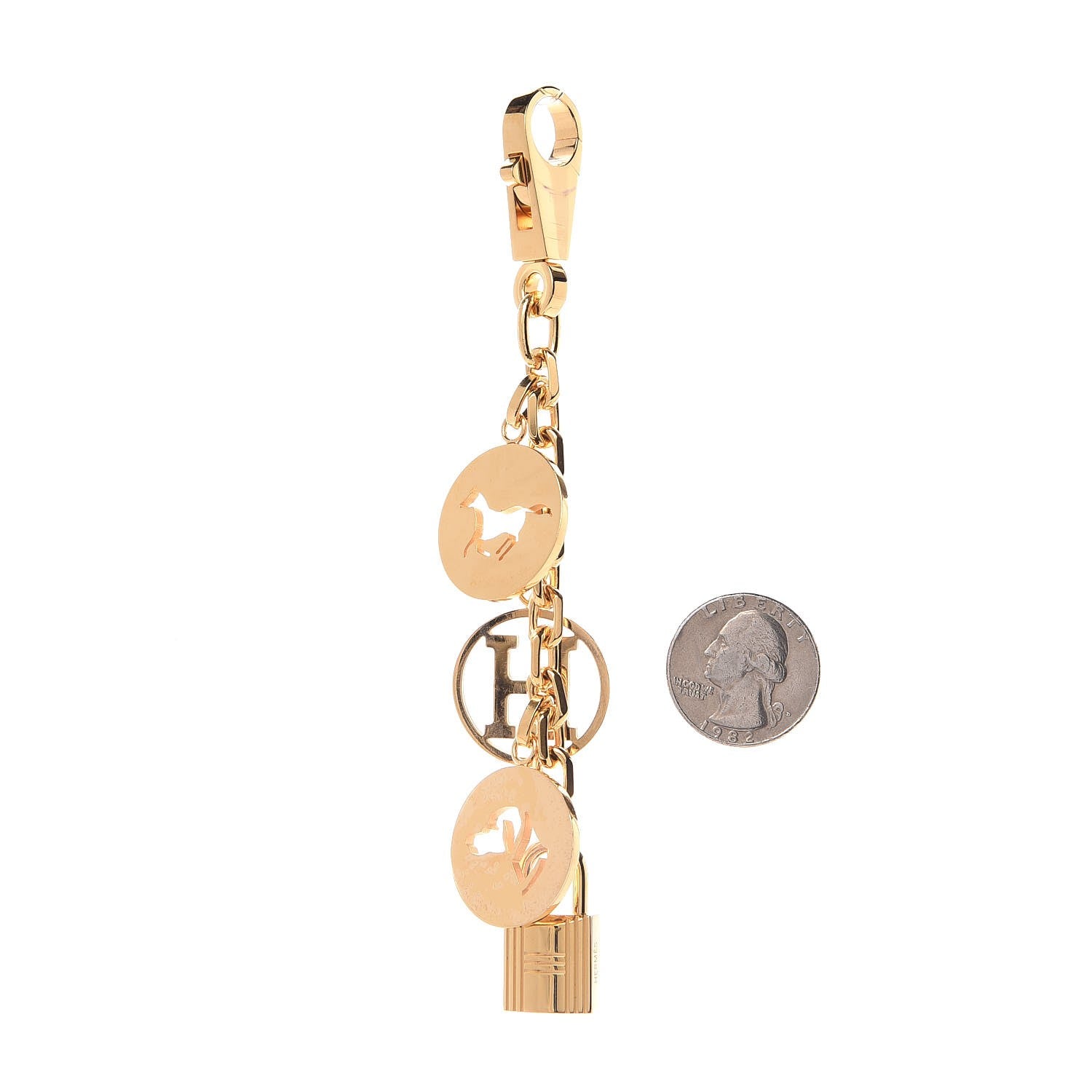 Hermes Breloque Bag Charm Gold 2 of 5