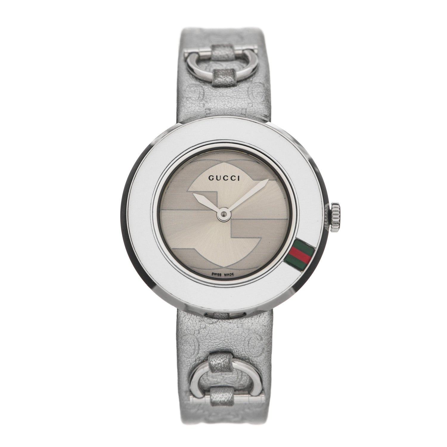 Gucci Stainless Steel Calfskin 27mm U-Play Quartz Watch 2 of 8