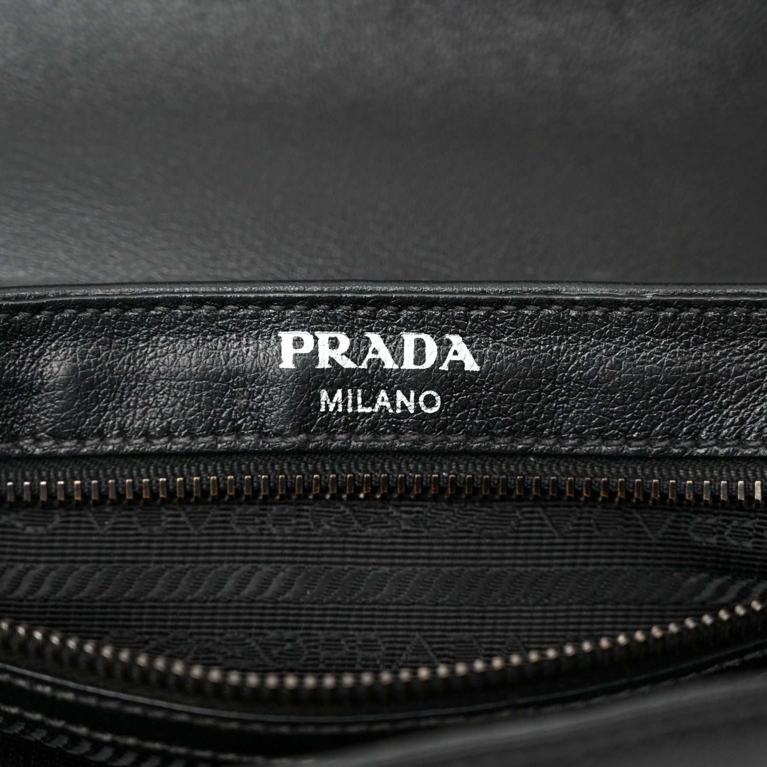 Prada Glace Calfskin Studded Crossbody Black 6 of 14
