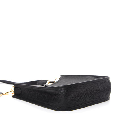 Hermes Taurillon Clemence Evelyne TPM Black 4 of 10