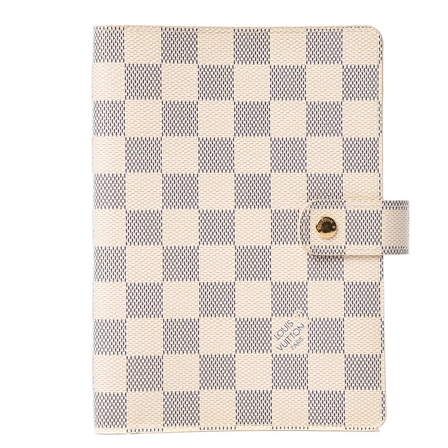 Louis Vuitton Damier Azur Medium Ring Agenda Cover 1 of 8