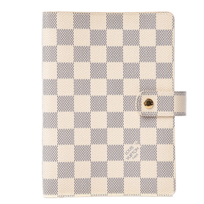 Louis Vuitton Damier Azur Medium Ring Agenda Cover 1 of 8