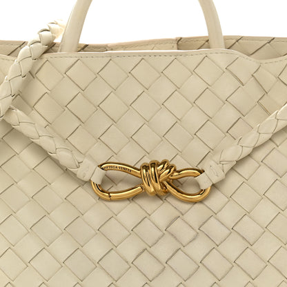 Bottega Veneta Nappa Intrecciato Medium Andiamo Shoulder Bag Sea Salt 7 of 11