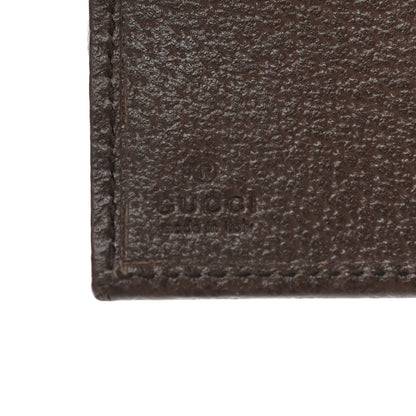 Gucci GG Supreme Monogram Web Mens Ophidia Bi-Fold Coin Wallet Beige New Acero 6 of 8