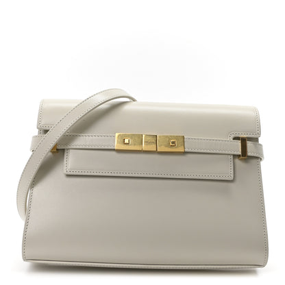 Saint Laurent Smooth Calfskin Small Manhattan Baguette  Crema Soft 1 of 10