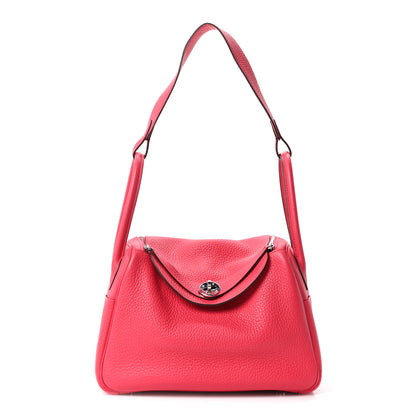 Hermes Taurillon Clemence Lindy 26 Rose Extreme 1 of 10