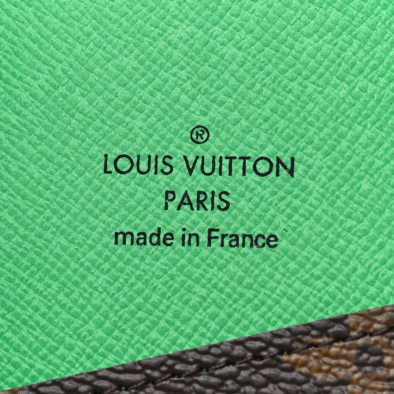 Louis Vuitton Monogram Pocket Organizer NM Green 6 of 9