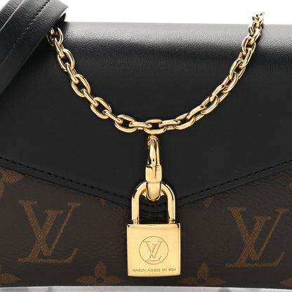 Louis Vuitton Monogram Padlock On Strap Black 7 of 9