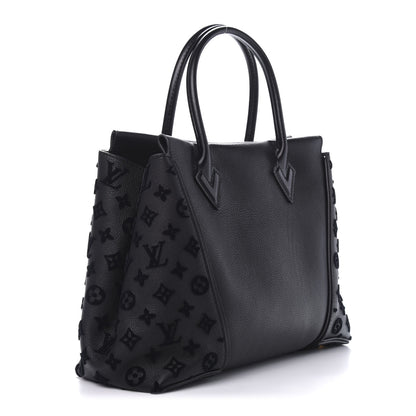 Louis Vuitton Veau Cachemire Tote W PM Black 2 of 9