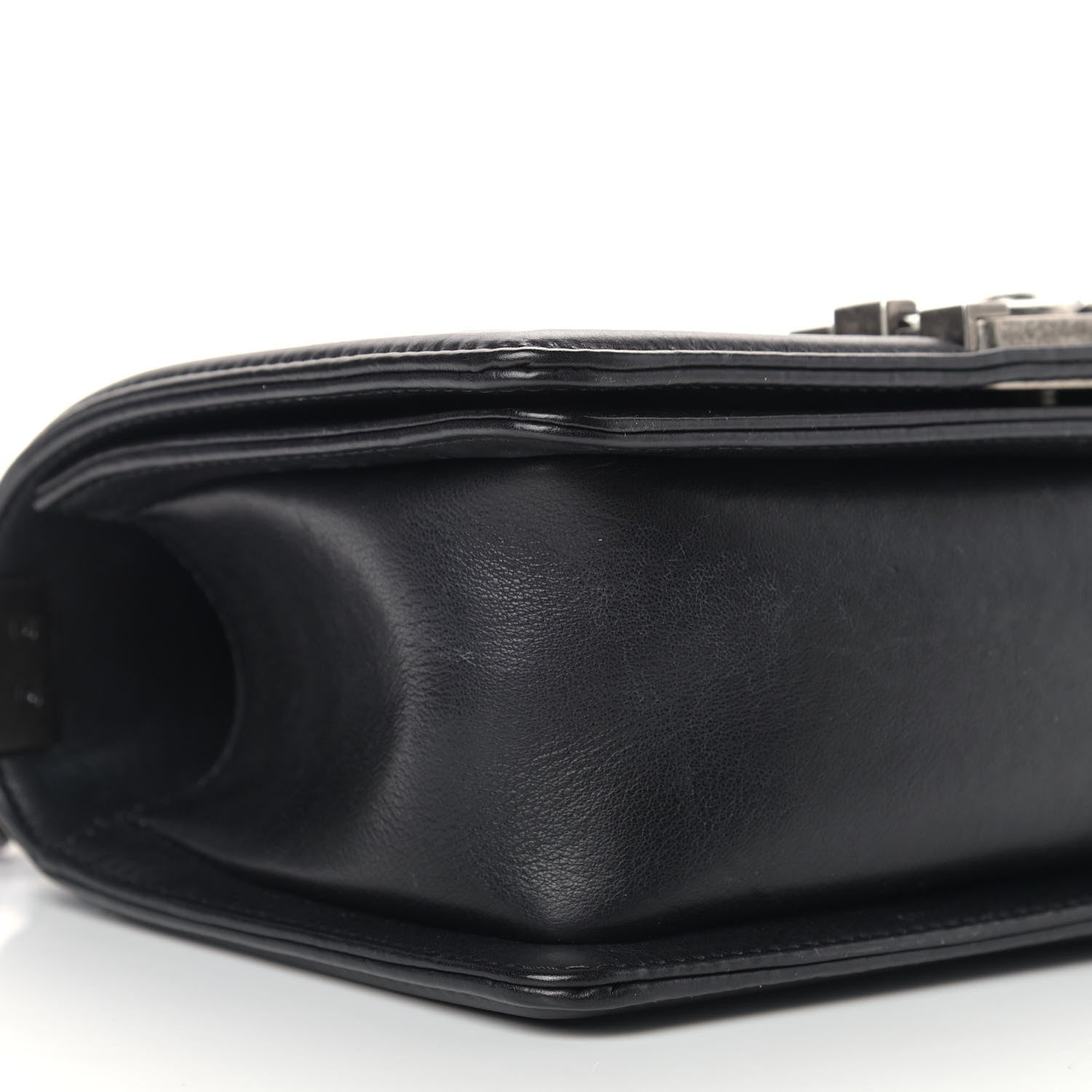 Chanel Calfskin Double Stitch Small Boy Flap Black 8 of 13
