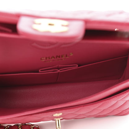 Chanel Caviar Quilted Small Double Flap Dark Pink 5 of 10