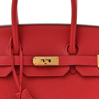 Hermes Togo Birkin 35 Rouge Vif 8 of 16