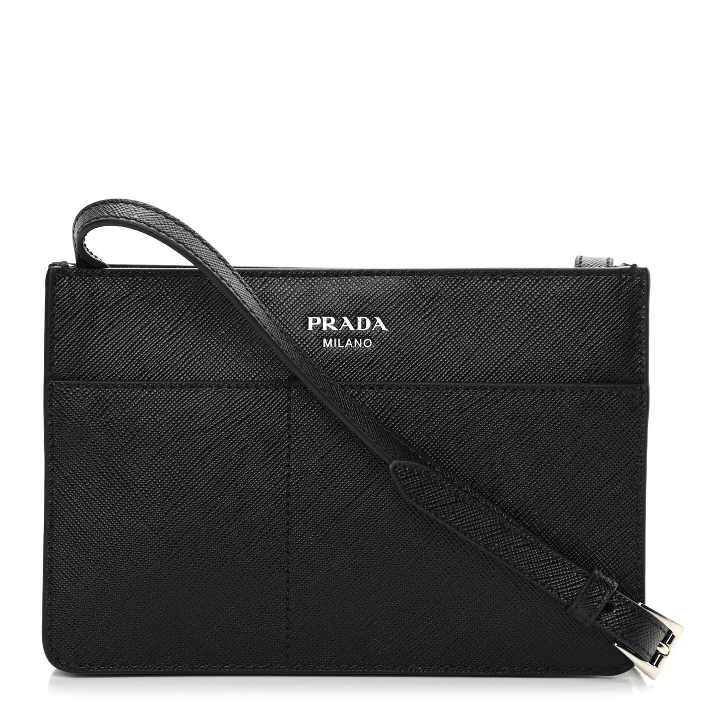 Saffiano Crossbody Bag Black